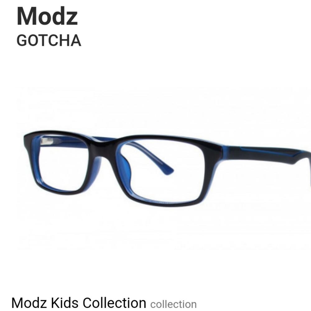 Modz Kids GOTCHA Eyeglasses Color:(Black/Blue)